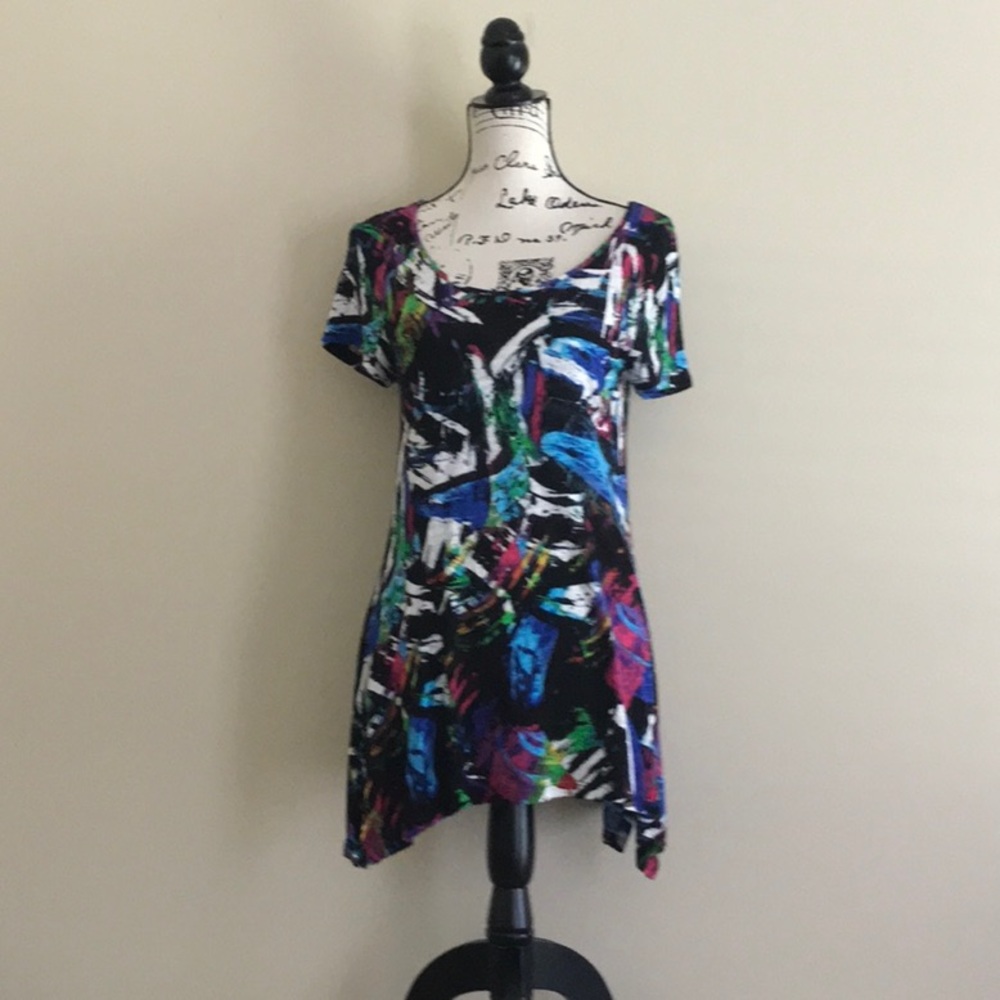 Multi colored tunic